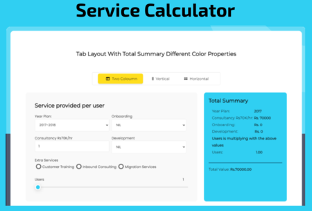 Service Calculator