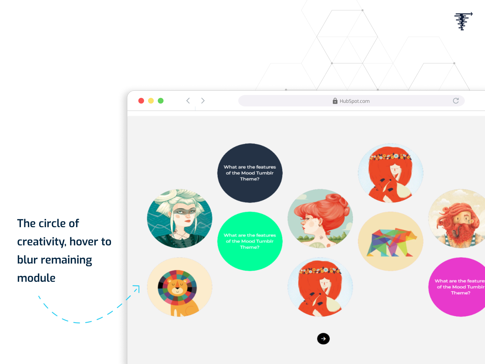 Blur and highlight effects