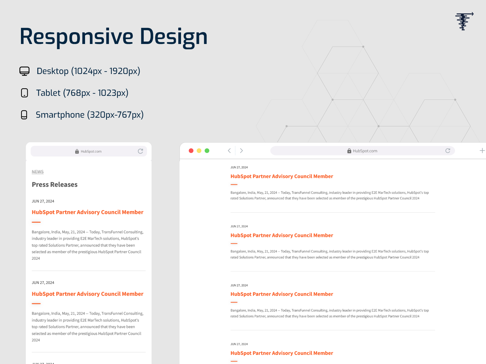 Fully Responsive Design
