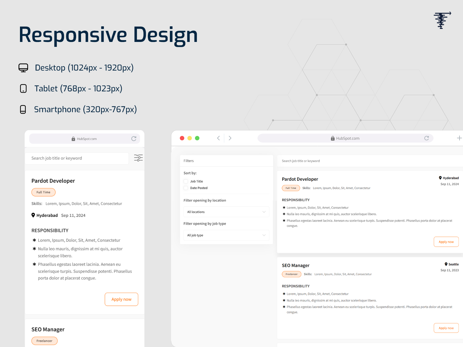 100% RESPONSIVE - Looks great on all devices