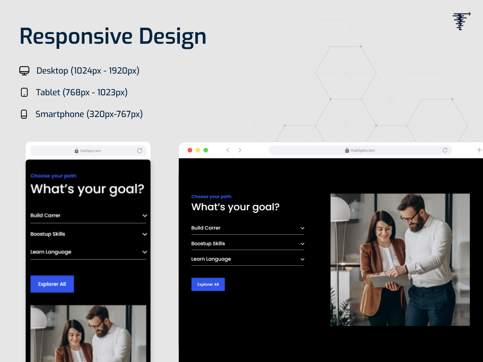 100% Responsive Design