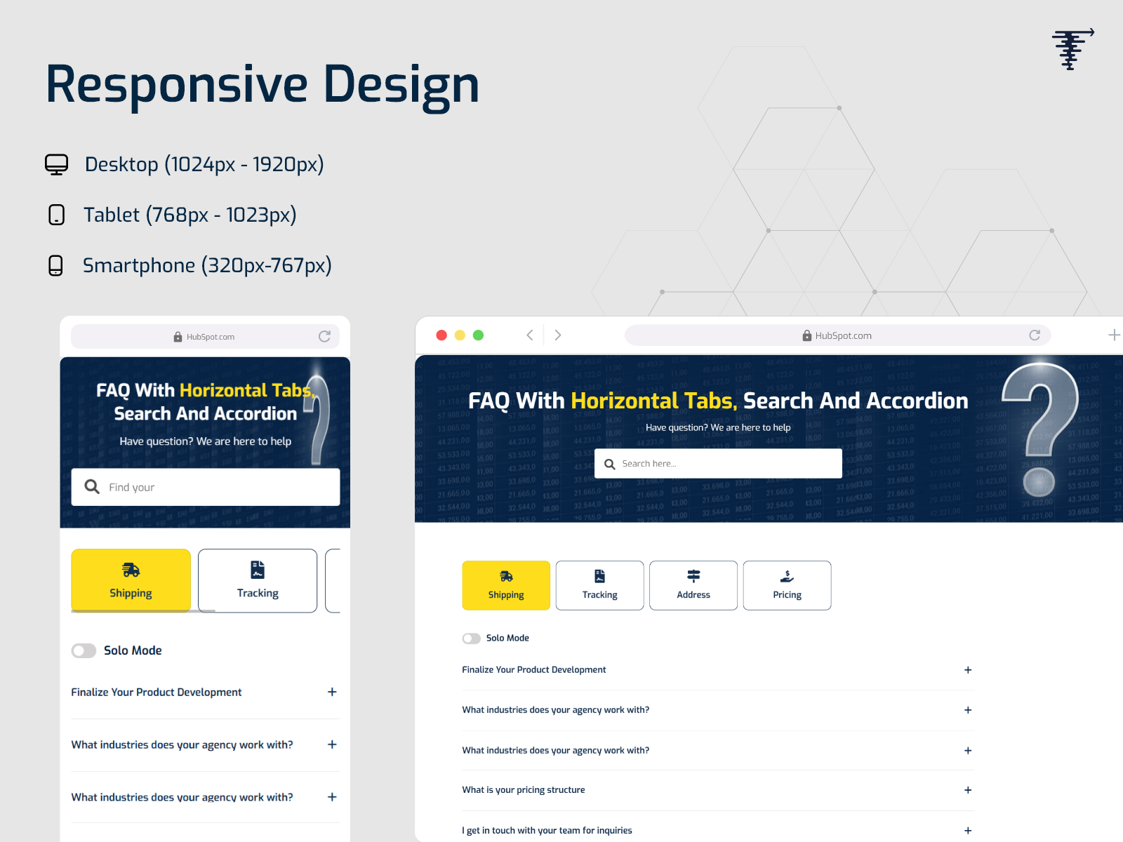 100% Responsive Design